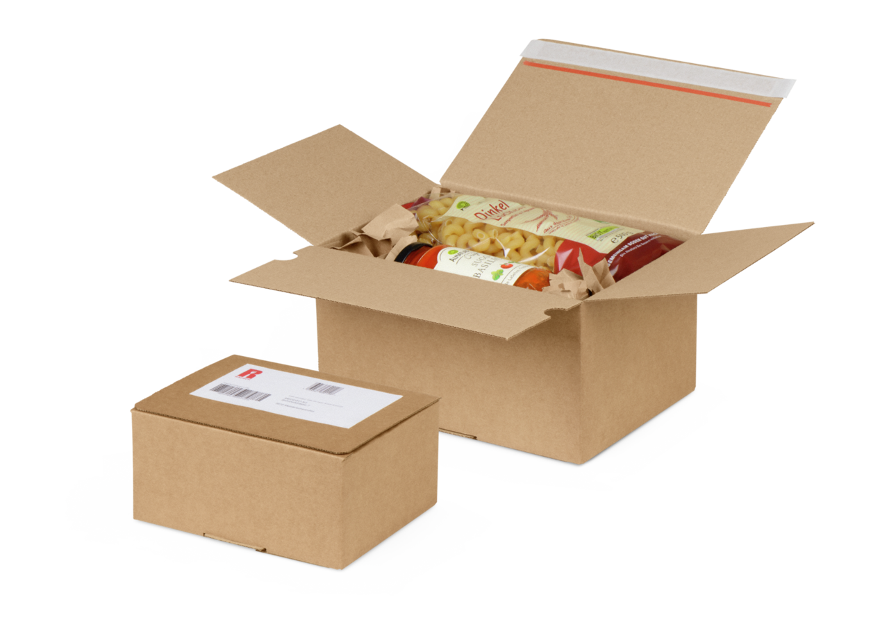 Automatikboden-Karton COMFORT-BOX mit Klebeverschluss
