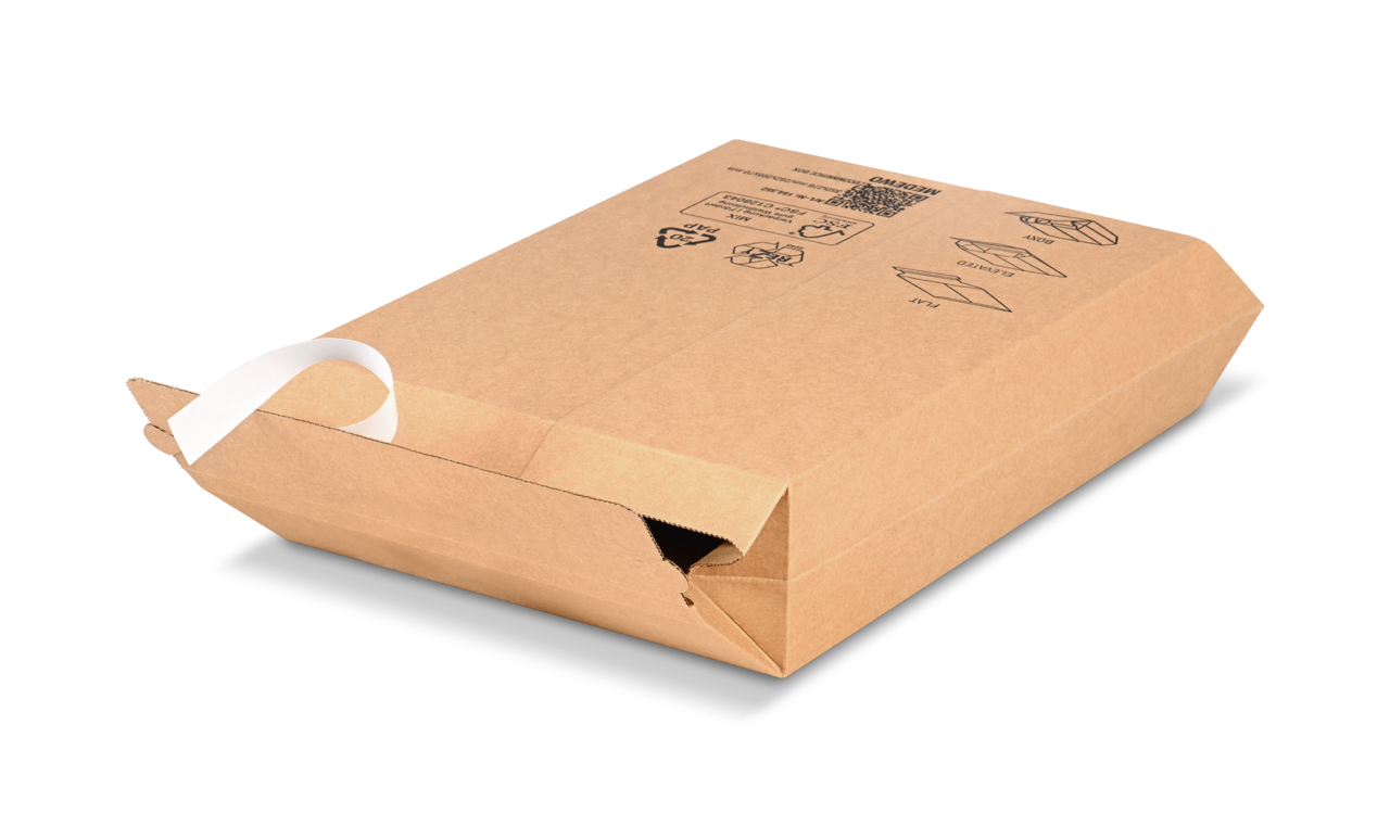Versandbox E-COMMERCE mit Selbstklebeverschluss