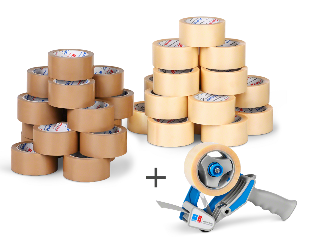 Packband Sets PVC stark 36 Rollen + Handabroller