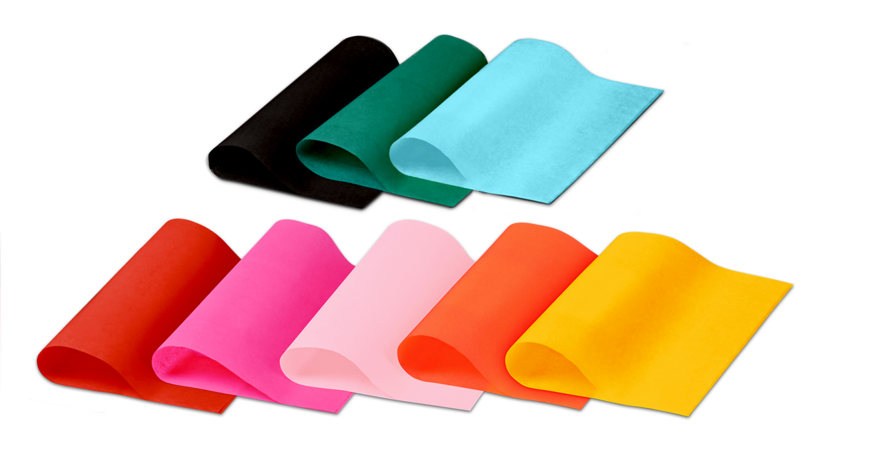 Seidenpapier farbig