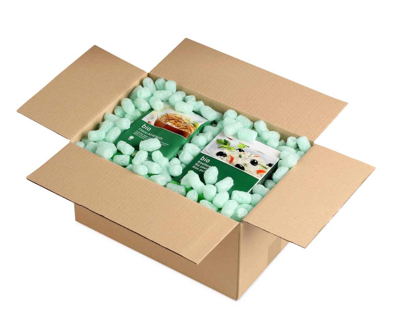 Verpackungschips aus Pflanzenstärke FILL-IN COLOR