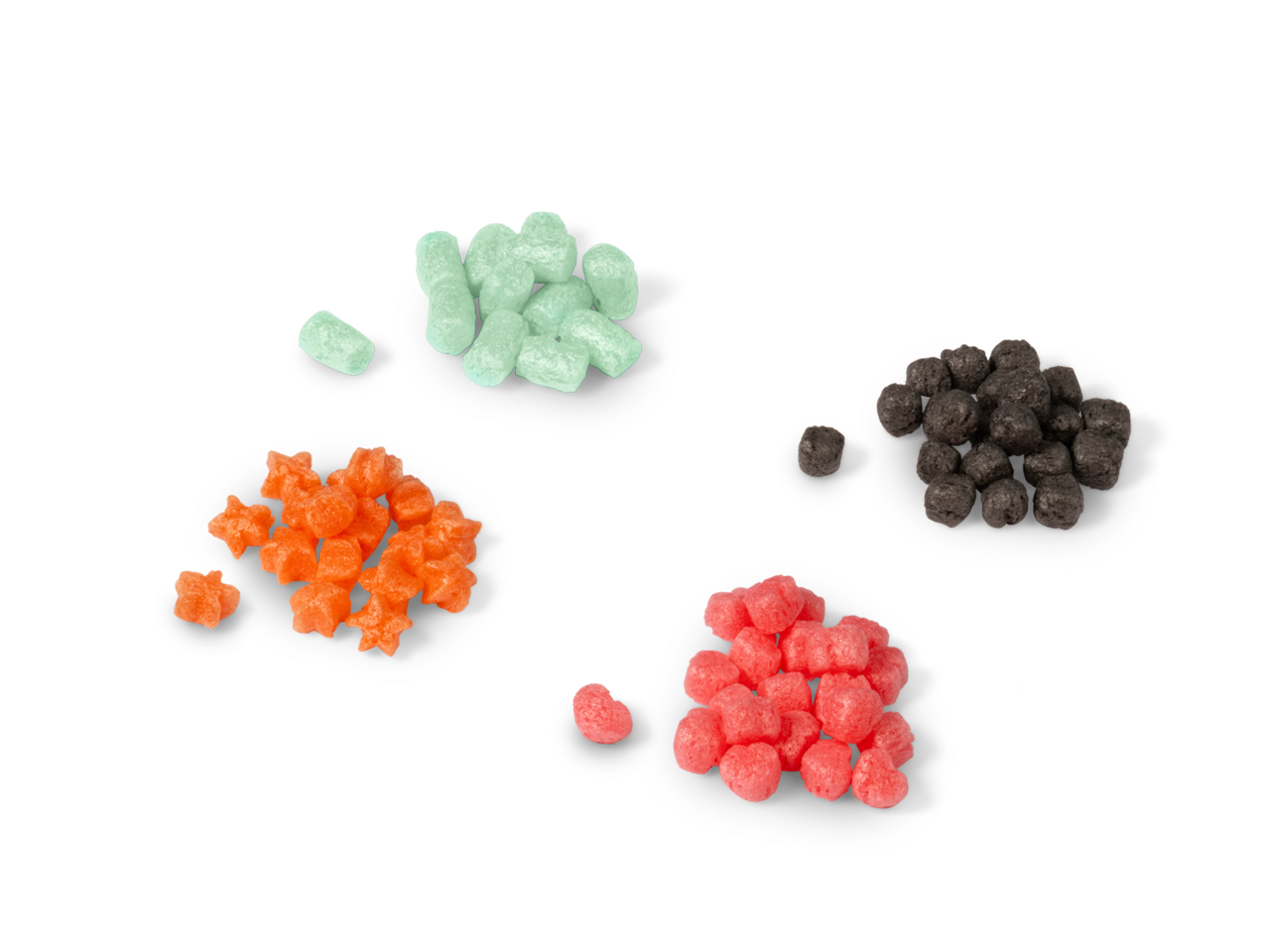 Verpackungschips aus Pflanzenstärke FILL-IN COLOR