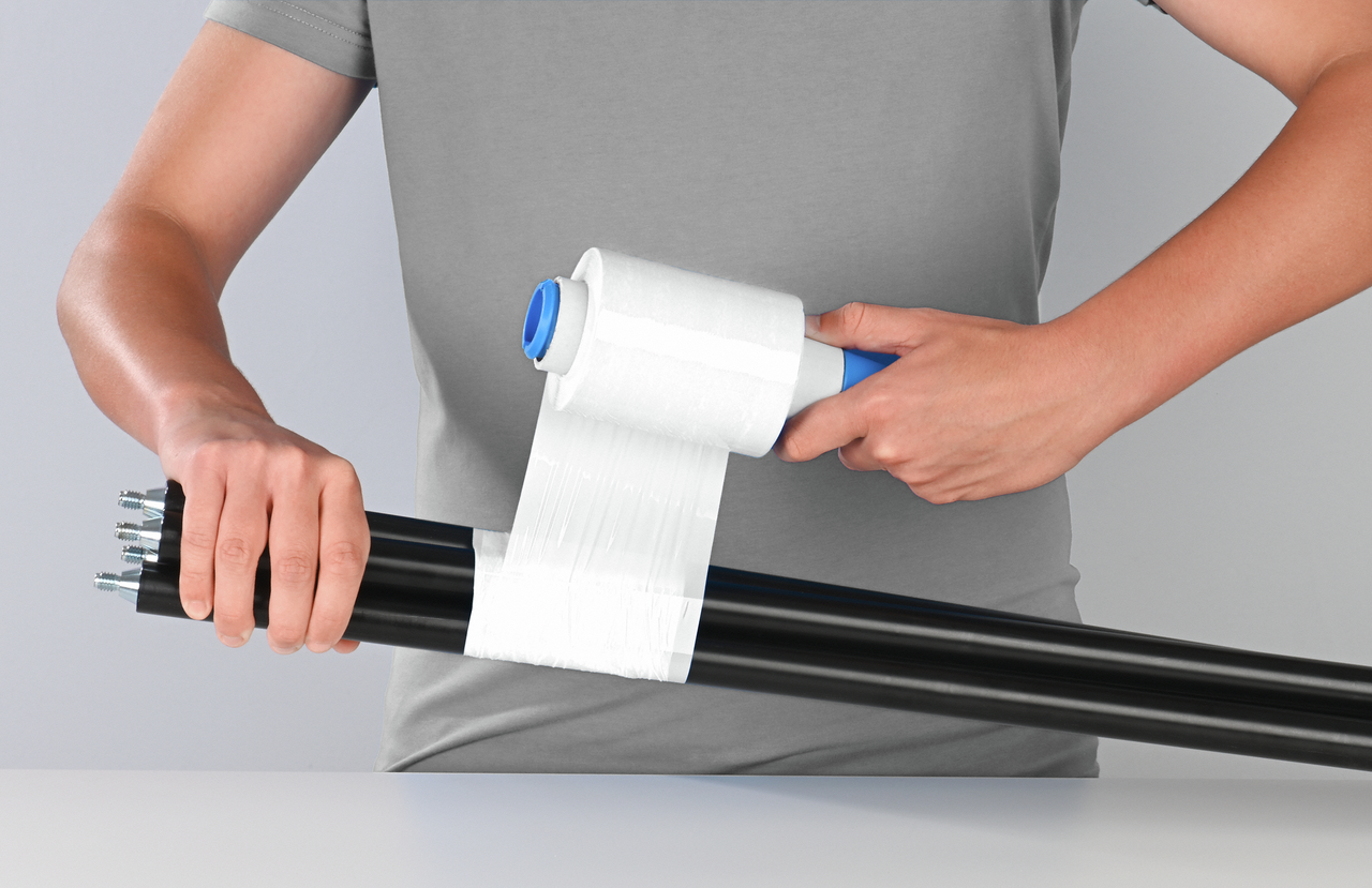 Mini-Stretchfolie farbig, 23 µm x 150 lfm