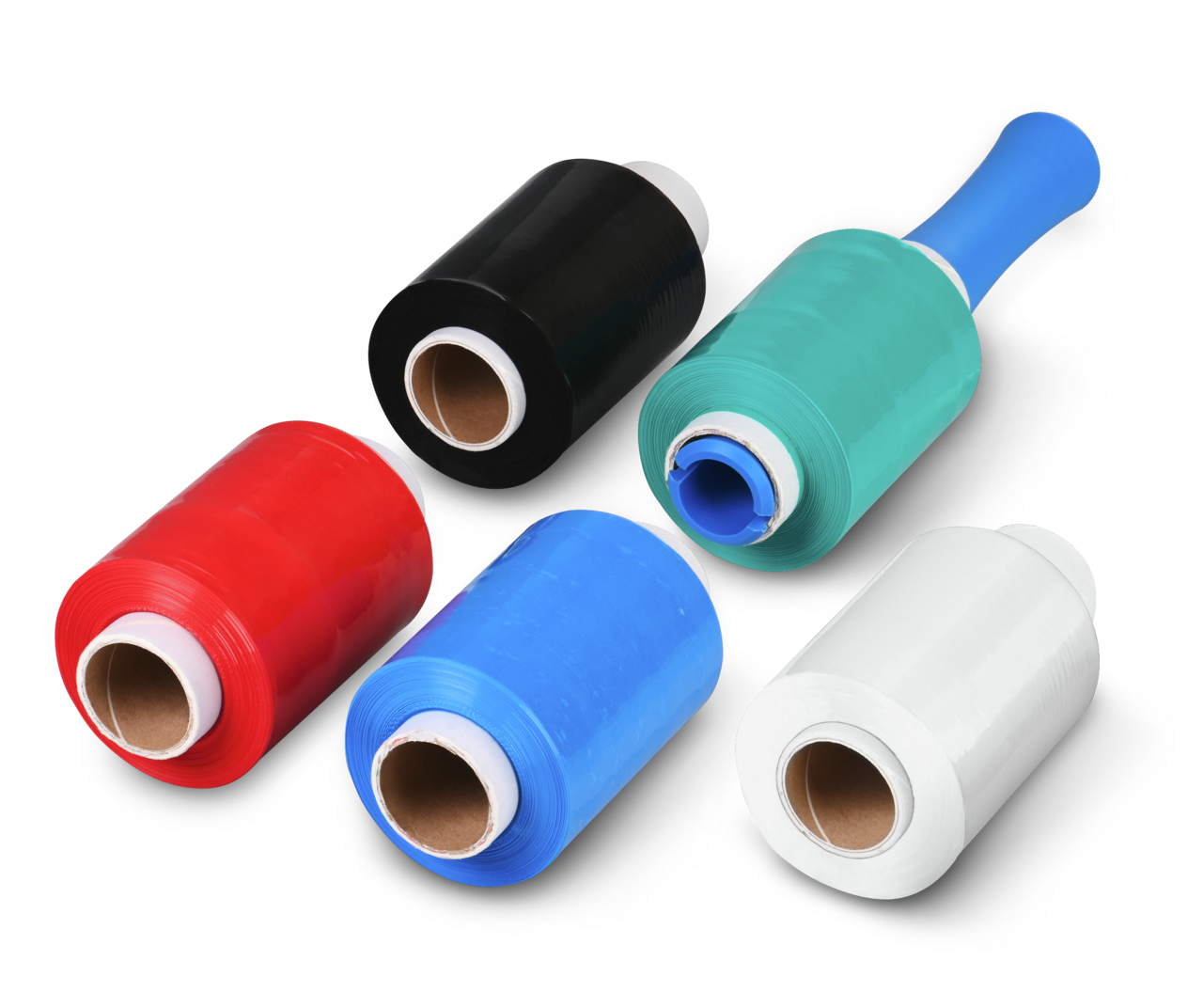 Mini-Stretchfolie farbig, 23 µm x 150 lfm