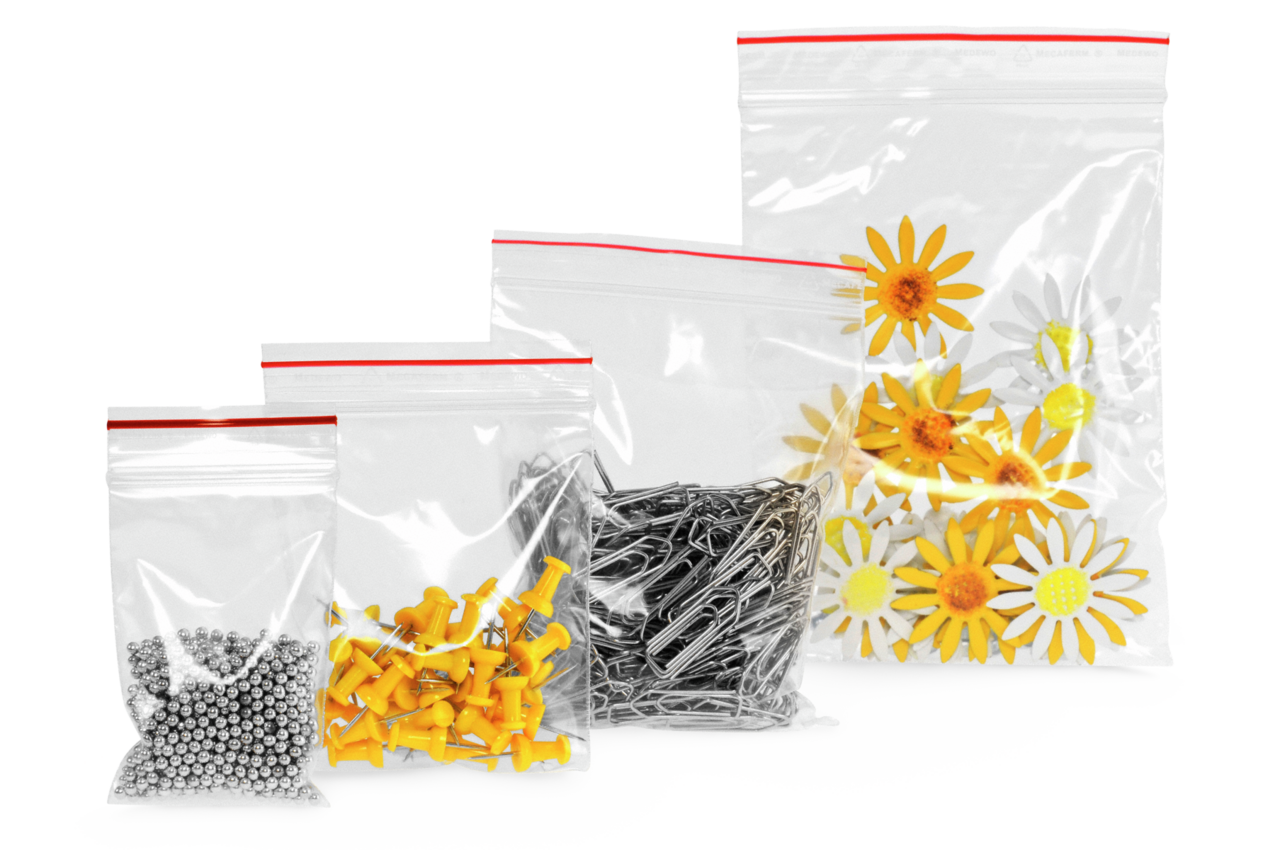 Druckverschlussbeutel MECAFERM® 50 µm neutral