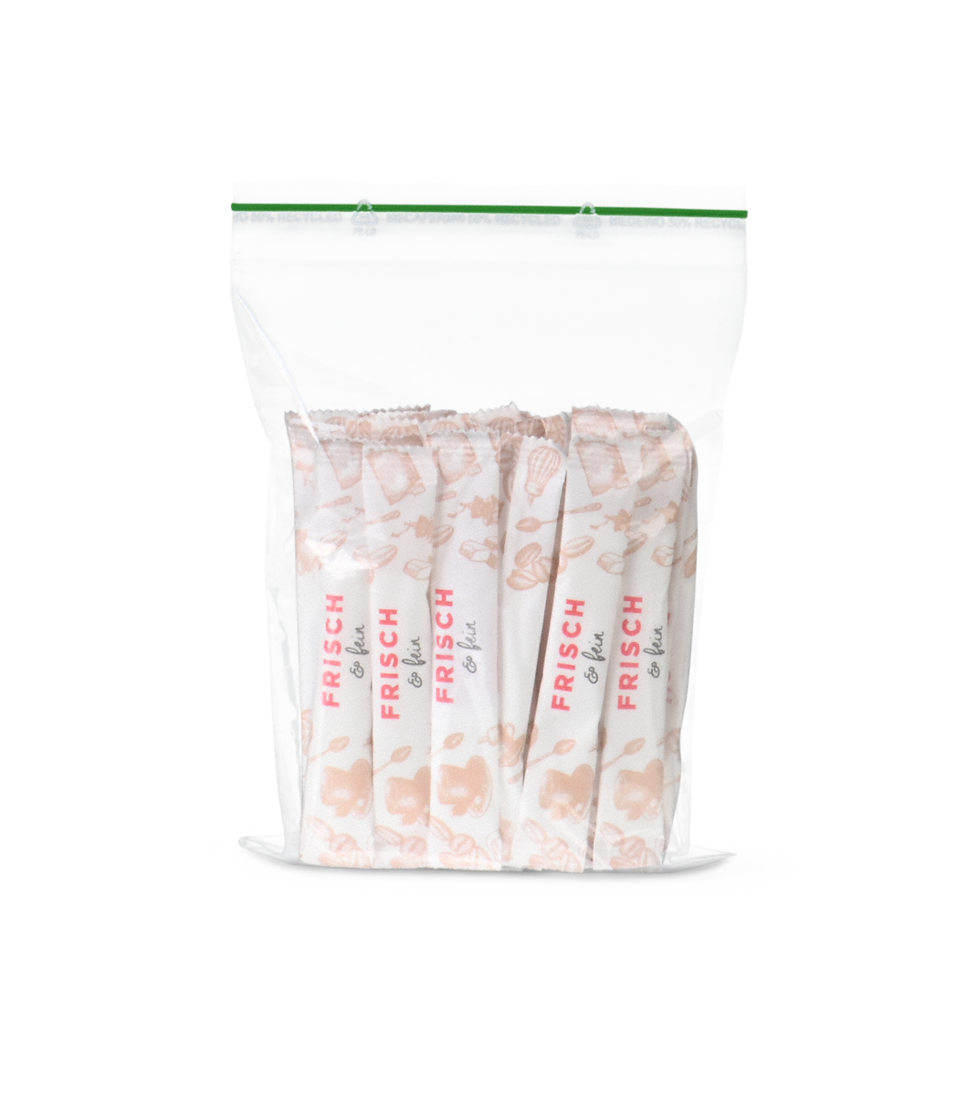 Druckverschlussbeutel MECAFERM® RECYCLING 50 µm neutral