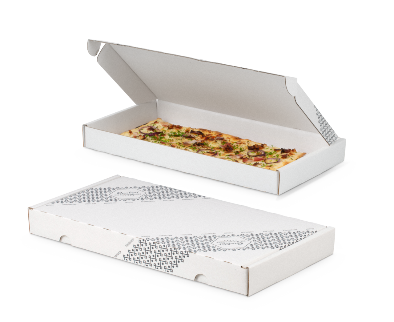 Flammkuchen-Verpackung «Genuss»