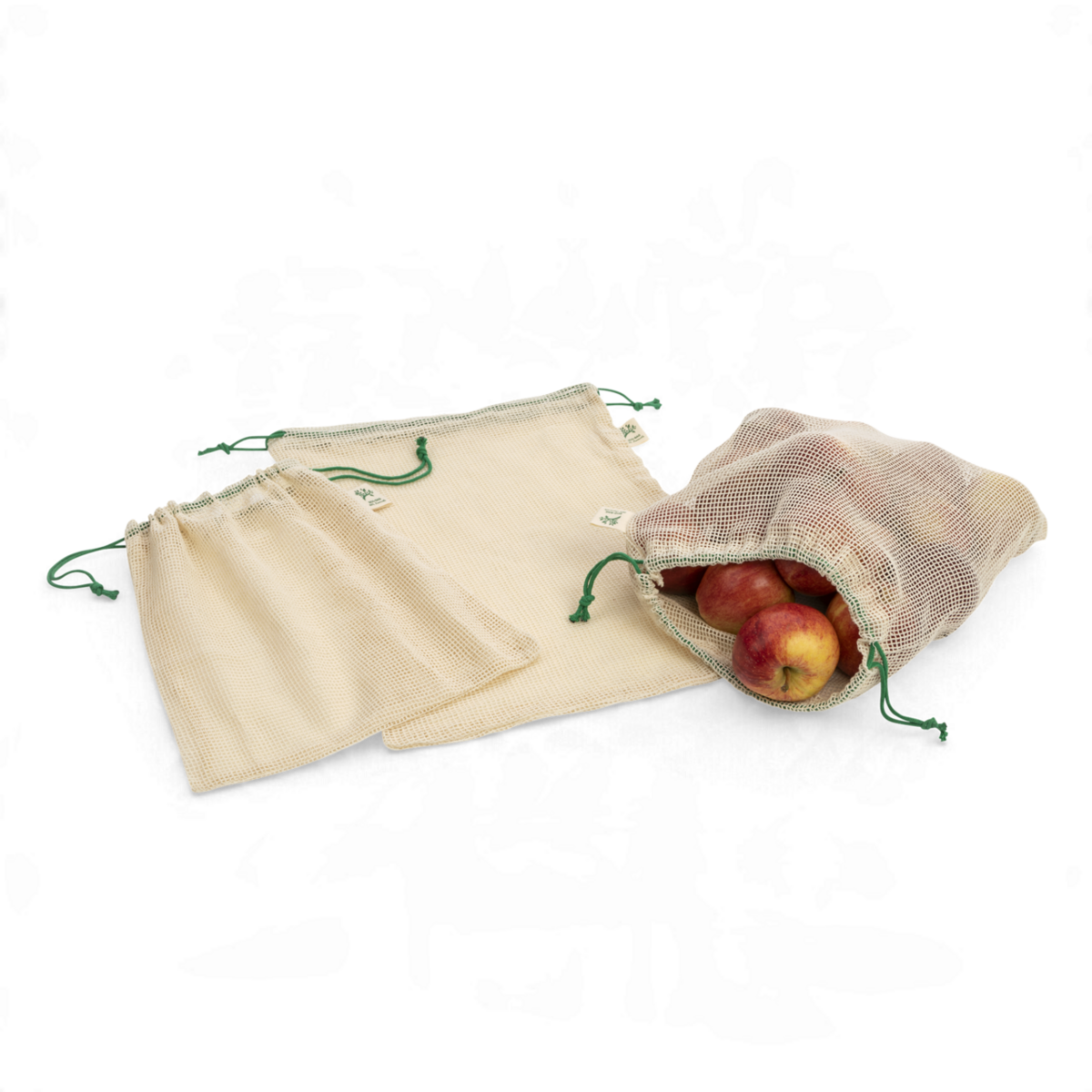 Mehrweg Obst- und Gemüsebeutel aus Baumwolle