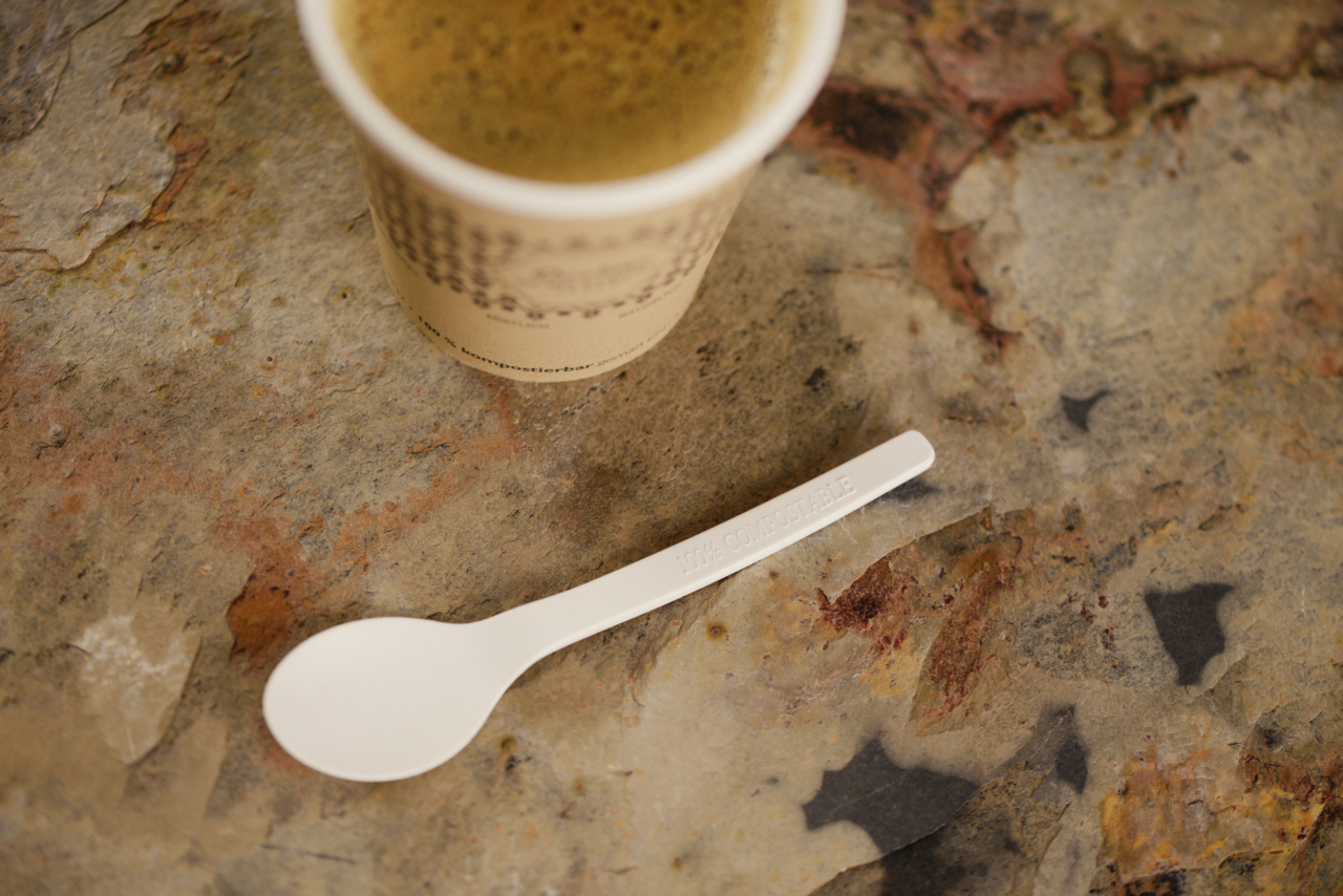 Heißgetränke-Becher PLA-beschichtet «Genuss»