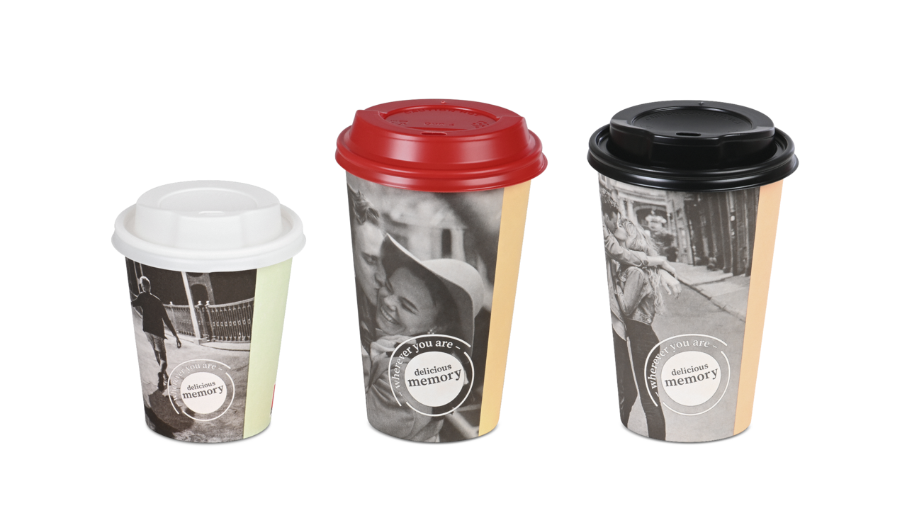 Deckel für Coffee to-go-Becher aus PS