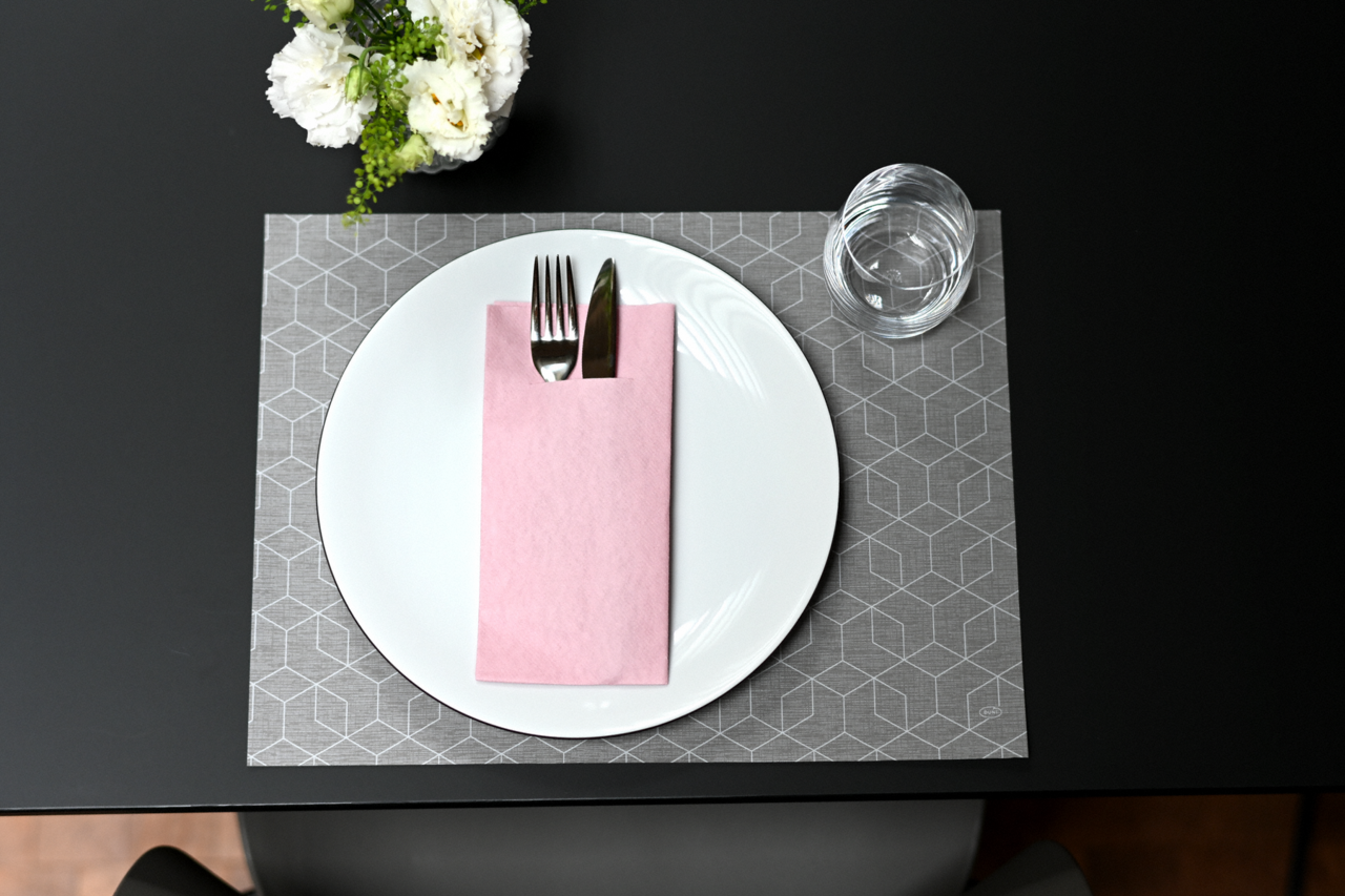 Airlaid Besteckserviette 40×40 cm