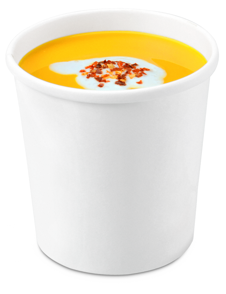 Pappbecher/Suppenbecher weiß