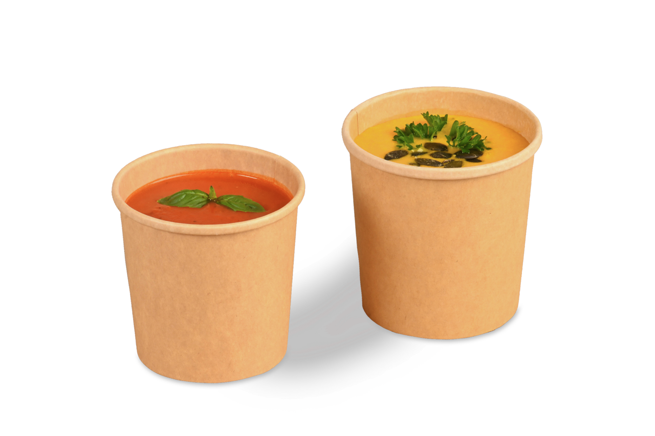 Suppenbecher to-go braun