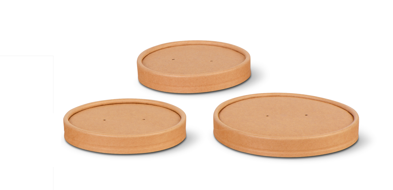 Membrandeckel aus Pappe zu Suppenbecher