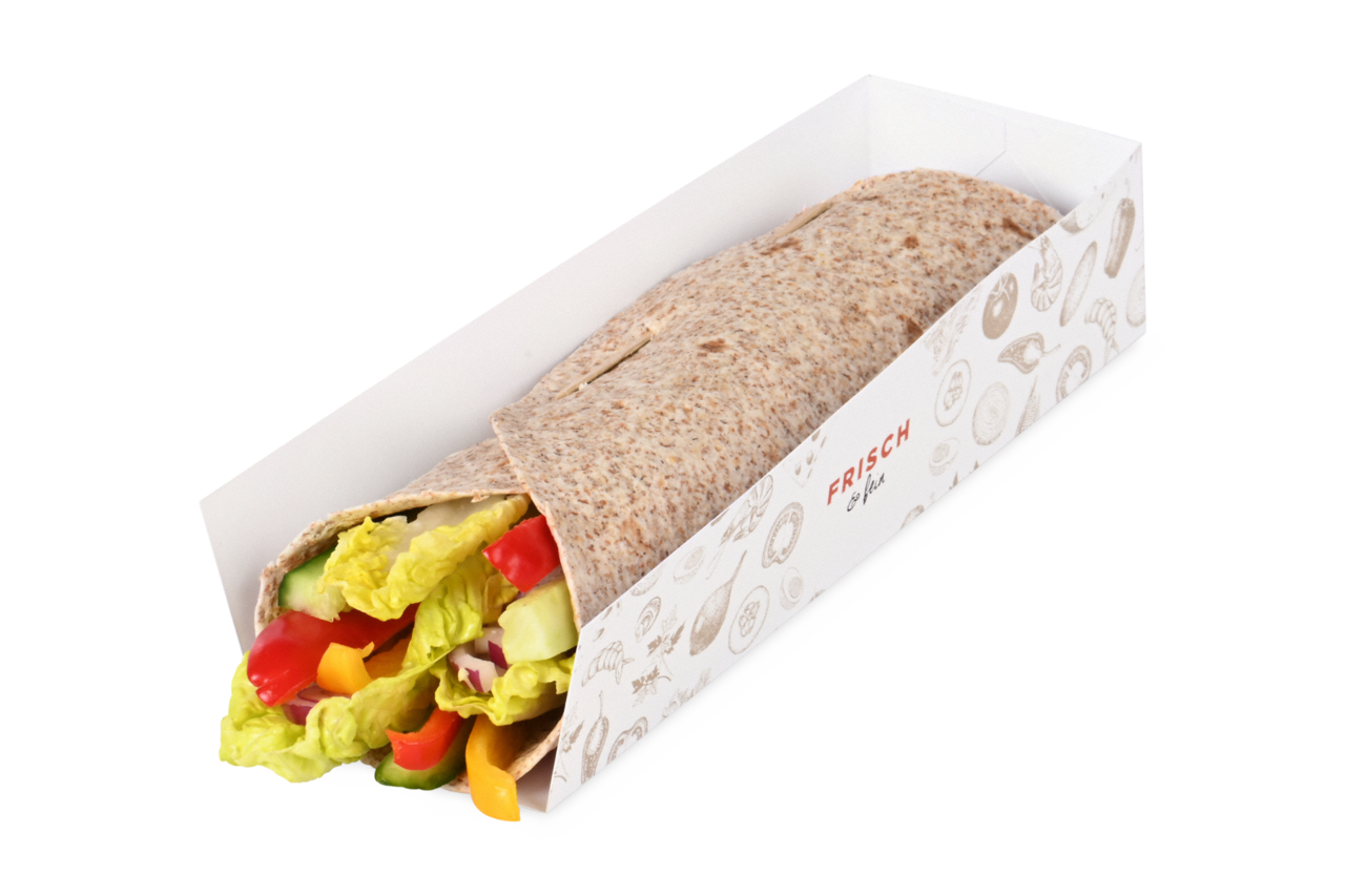 ideal für Sandwiches oder Wraps zum direkten und sauberen Verzehr
