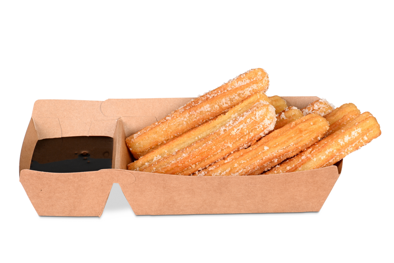 umweltfreundliche, rechteckige Dipschalen für Fingerfood 