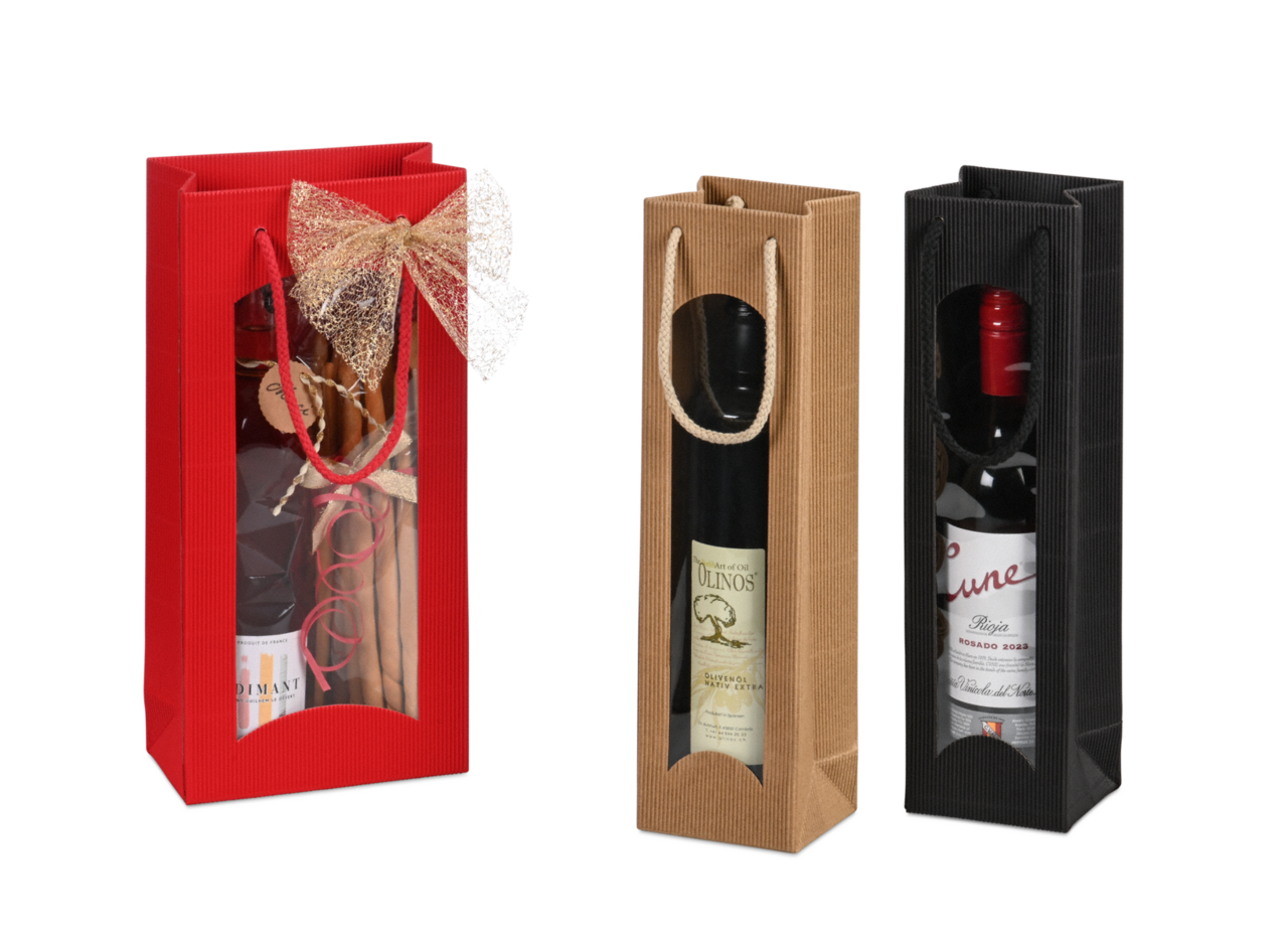 Geschenktasche mit Sichtfenster
