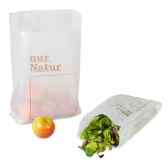 Papierfaltenbeutel «nur Natur»