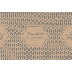 Duplex-Papier 32×20 cm --, «Genuss» braun