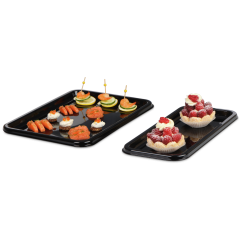 Servierplatte aus rPET, rechteckig