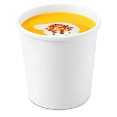 Pappbecher/Suppenbecher weiß