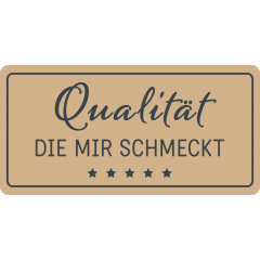 Motiv-Etikett, 45 × 90 mm, rechteckig, «Genuss»