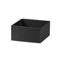 Boden zu Geschenkschachtel 200×200×100 mm, schwarz