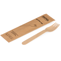 Holzgabel gewachst, einzeln verpackt