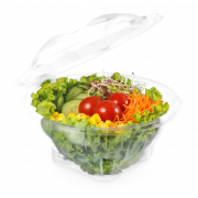 Salatbox aus PET mit Deckel