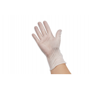 Vinyl-Handschuh transparent