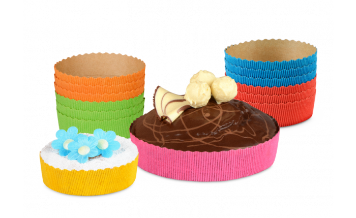 Kuchen-Backform rund, farbig
