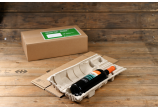 Flaschen-Versandverpackung Faserguss für 0,75 Liter