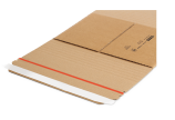 Kreuzverpackung / Buchverpackung braun MECAWELL® STRONG