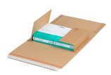 Kreuzverpackung / Buchverpackung braun MECAWELL® STRONG