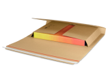 Kreuzverpackung / Buchverpackung braun MECAWELL® STRONG