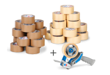Packband Sets PVC stark 36 Rollen + Handabroller