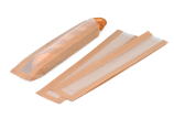 Baguettebeutel braun mit Pergamin-Sichtstreifen