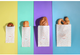 Papierfaltenbeutel «FRISCH & fein» Take-away