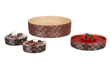 Kuchen-Backform rund mit Dekor