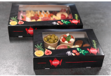 Catering-Karton mit Sichtfenster GOURMET