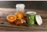 Heißgetränke-Becher PE-beschichtet WALDWEIHNACHT