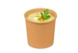 Pappbecher/Suppenbecher braun PREMIUM