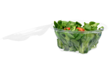 Salatschale aus rPET LIGHT rund mit Deckel
