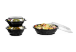 Salatschale aus rPET LIGHT rund & Deckel
