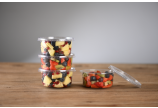 Gourmet-Runddose aus rPET CLASSIC & Deckel