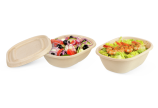 Schale aus Bagasse oval & Deckel