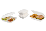 Menübox aus Bagasse mit Deckel