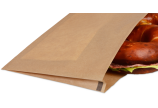 Eine kleine Seitenfalte sorgt dafür, dass auch höhere Snacks einfach und sicher in der Tasche verpackt werden können 