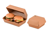 hochwertige Burger Verpackung in zwei verschiedenen Größen erhältlich