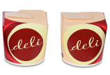Mitnahme-Box DELI – der viereckige Take-away-Becher mit rundem auslaufsicherem Boden im trendigen Design.